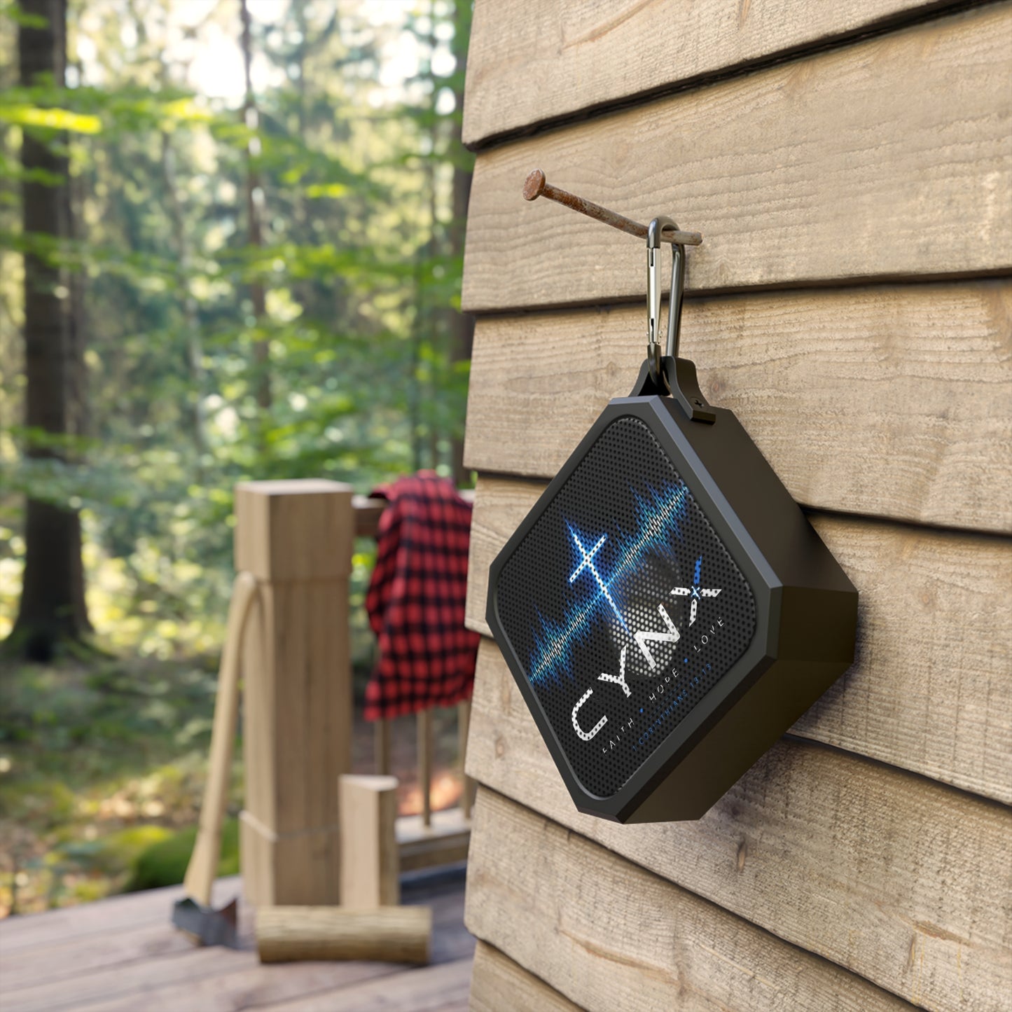 CYNX Faith Hope Love Bluetooth Speaker — Portable Outdoor Speaker