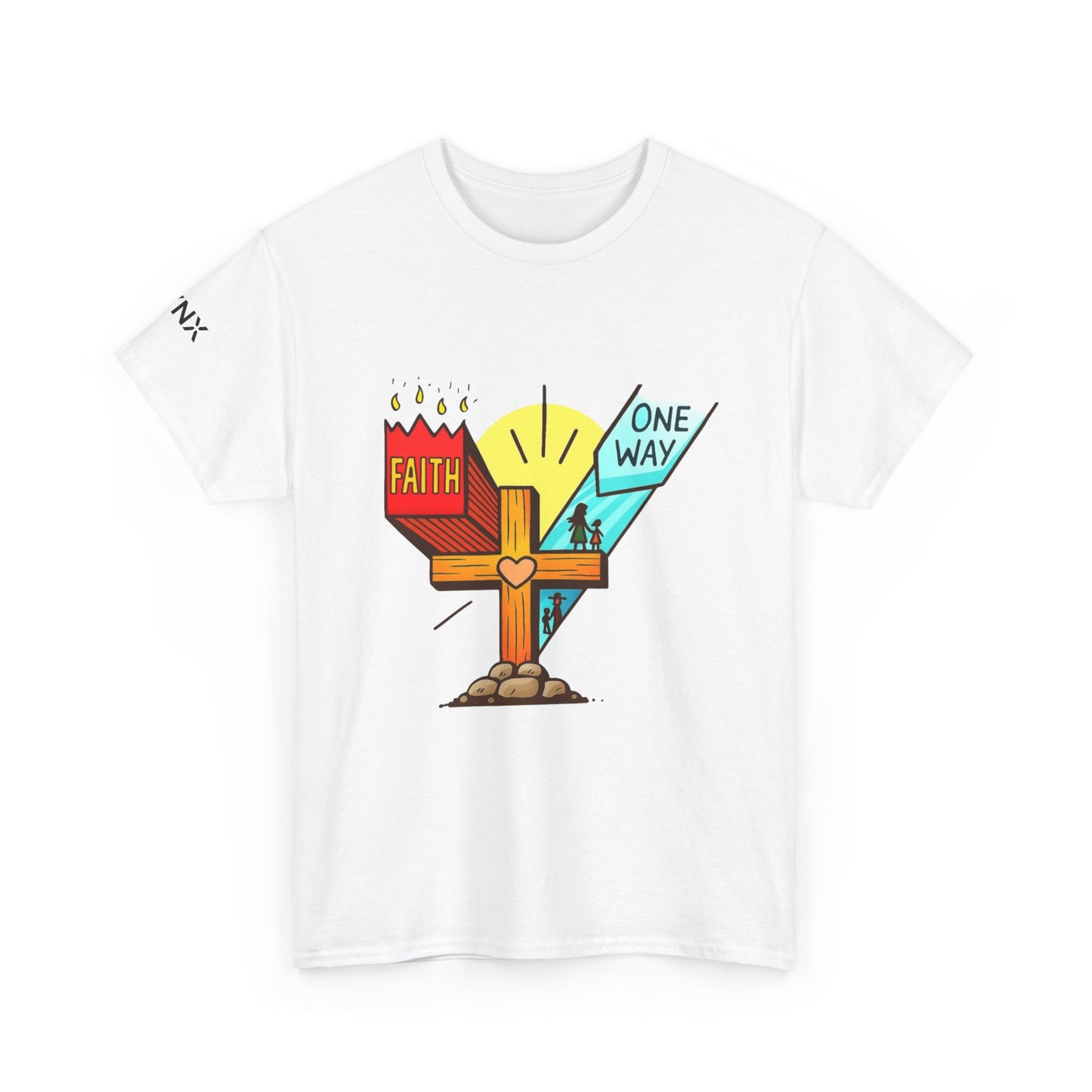 Copy of Faith Cross 'One Way' T‑Shirt – Christian Inspirational Tee