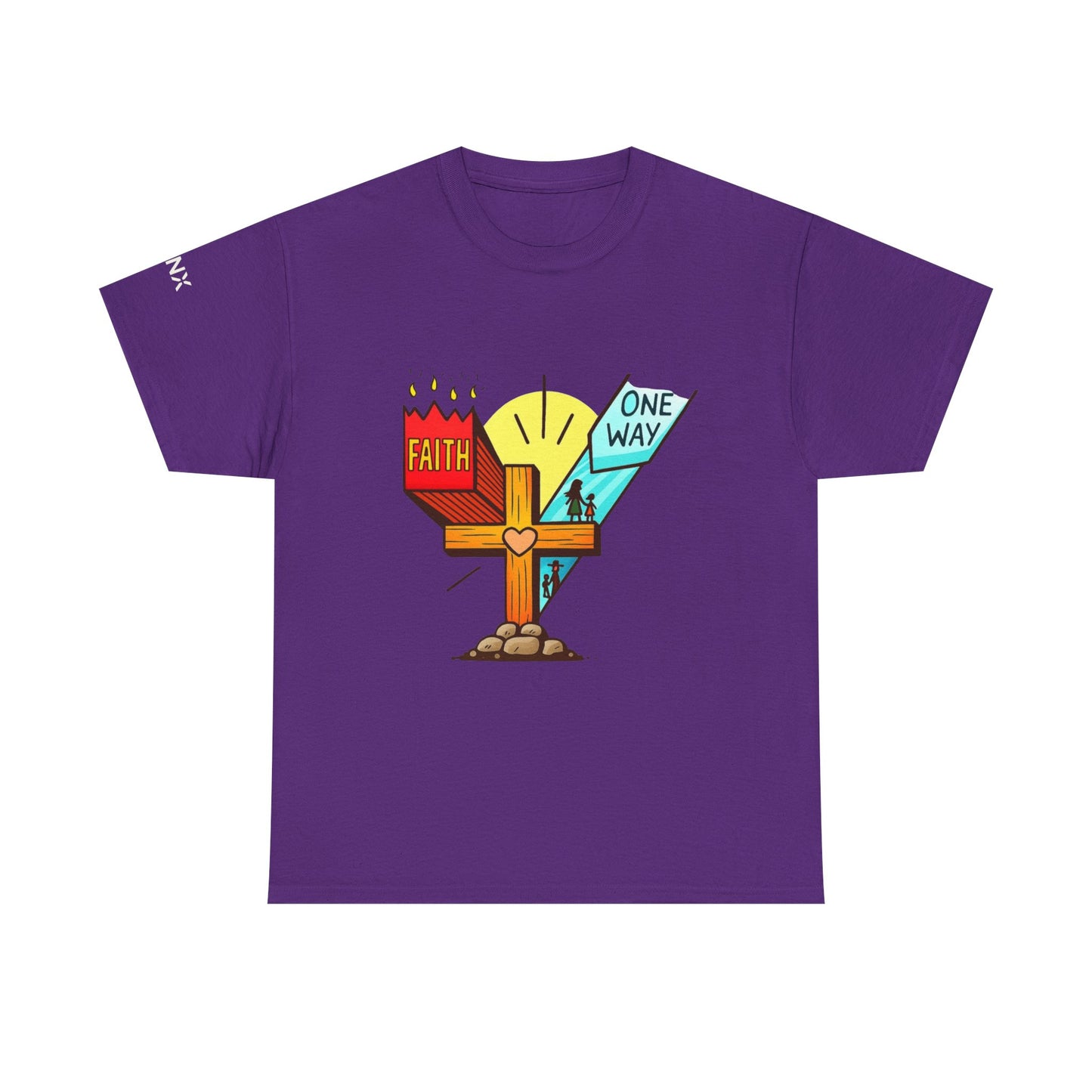Faith Cross 'One Way' T‑Shirt – Christian Inspirational Tee