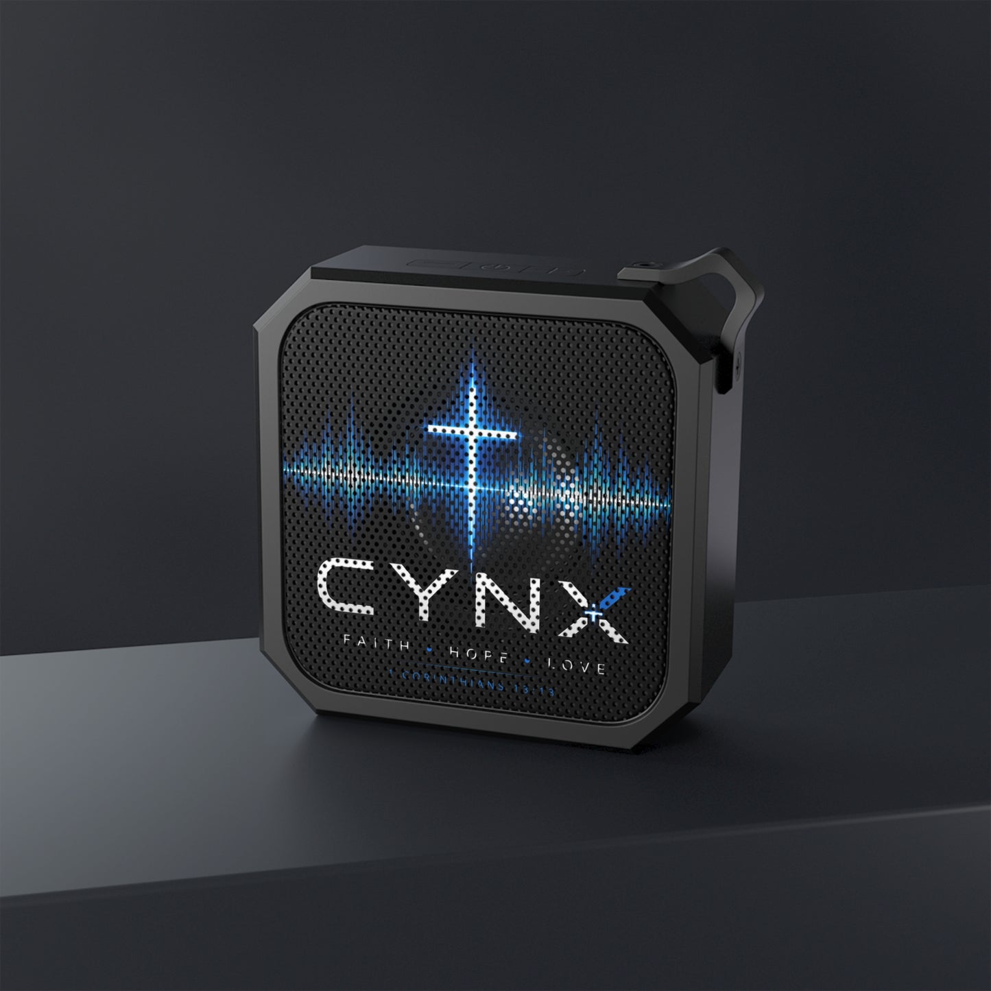 CYNX Faith Hope Love Bluetooth Speaker — Portable Outdoor Speaker