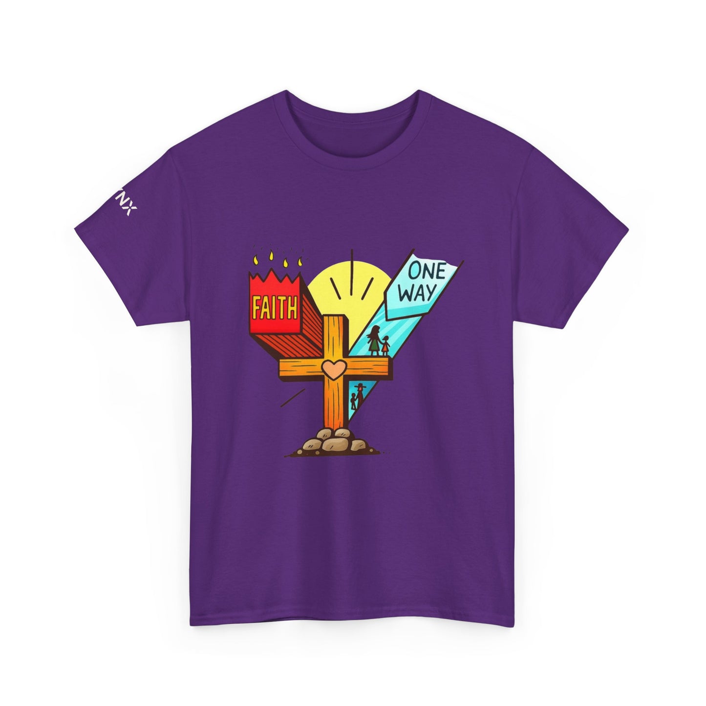 Faith Cross 'One Way' T‑Shirt – Christian Inspirational Tee