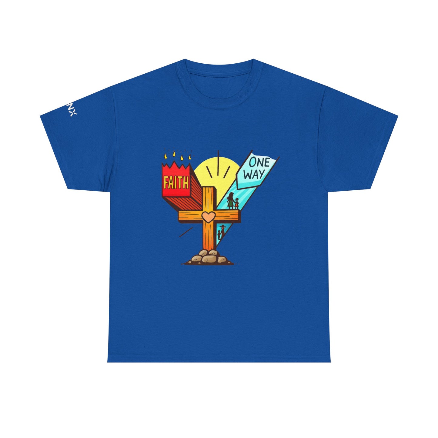 Faith Cross 'One Way' T‑Shirt – Christian Inspirational Tee