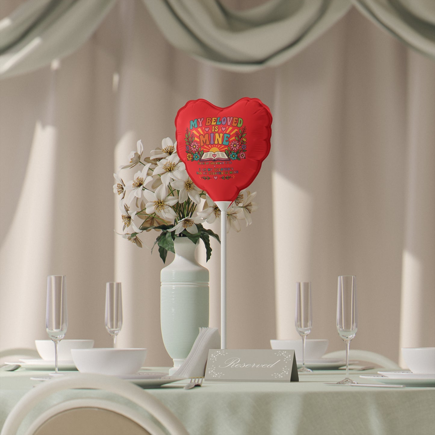 Balloons (Round and Heart-shaped), 6"