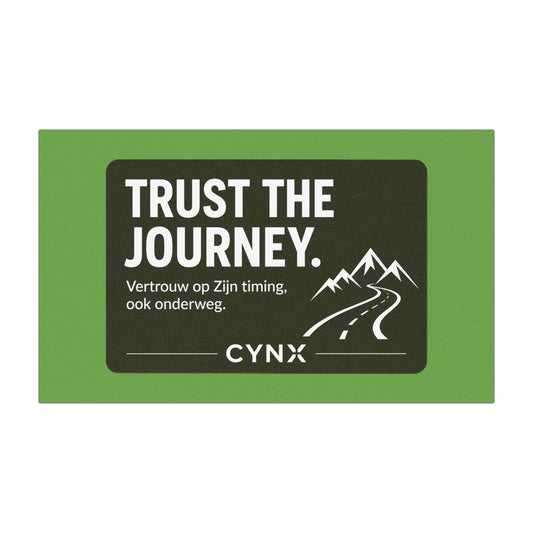 Automagneet "Trust the Journey" | Inspirerende Magneet voor Elke Rit